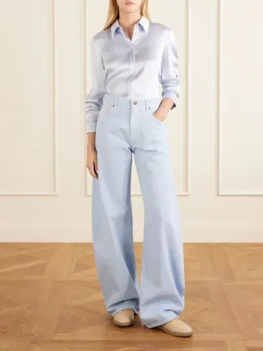Gabriela Hearst Cruz Silk-satin Shirt | Thumbnail 2 Gabriela Hearst Cruz Silk-satin Shirt | Thumbnail 2
