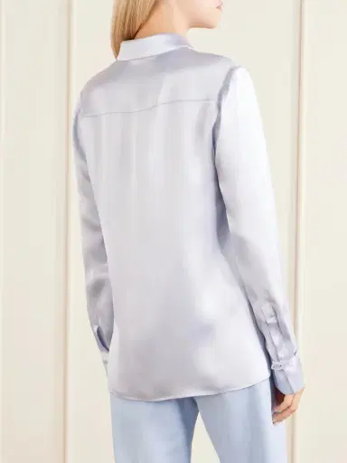 Gabriela Hearst Cruz Silk-satin Shirt | Thumbnail 4 Gabriela Hearst Cruz Silk-satin Shirt | Thumbnail 4