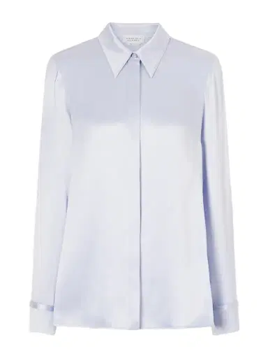Gabriela Hearst Cruz Silk-satin Shirt | Thumbnail 1 Gabriela Hearst Cruz Silk-satin Shirt | Thumbnail 1