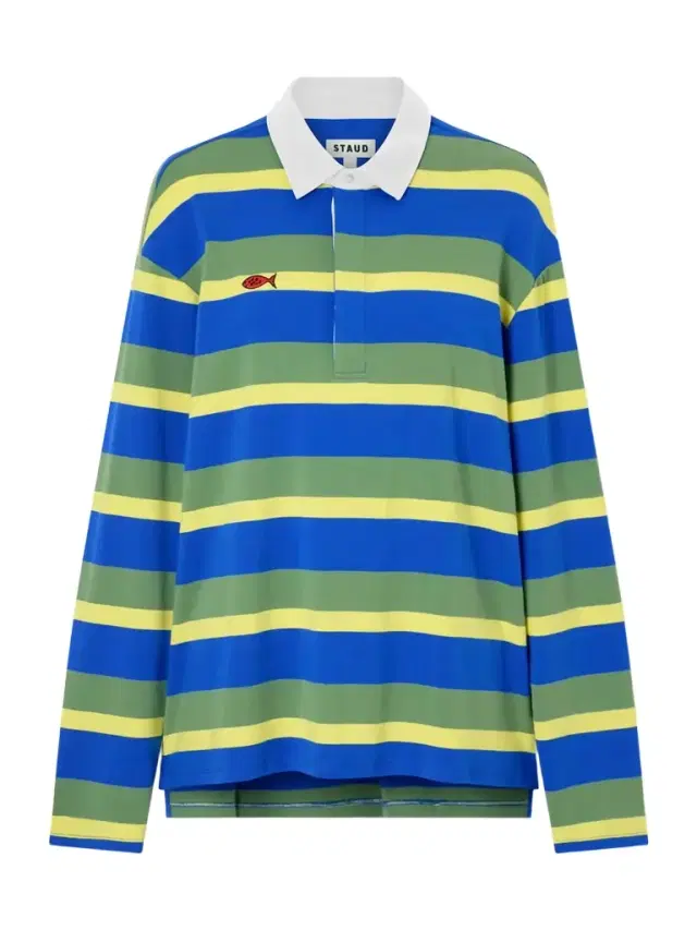 +da Adolfo Gavin Striped Logo-embroidered Cotton-blend Shirt +da Adolfo Gavin Striped Logo-embroidered Cotton-blend Shirt