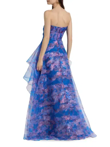 THEIA Women's Orelia Organza Strapless Gown - Lavendar Haze - Size 16 | Thumbnail 5 THEIA Women's Orelia Organza Strapless Gown - Lavendar Haze - Size 16 | Thumbnail 5