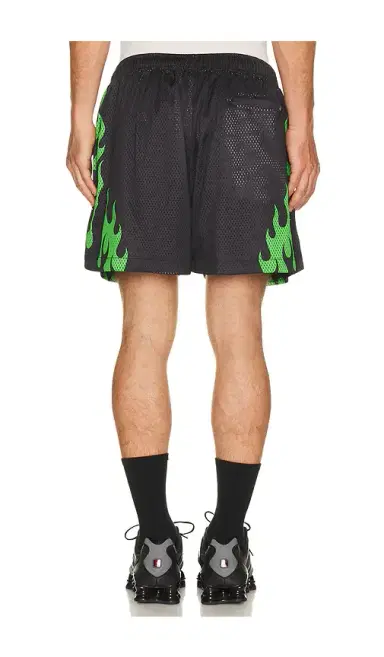 Market Toxic Flames Mesh Shorts | Thumbnail 3 Market Toxic Flames Mesh Shorts | Thumbnail 3