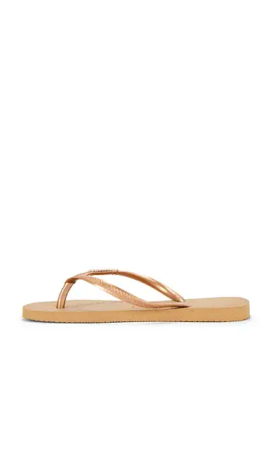 Havaianas Slim Logo Metallic Sandal | Thumbnail 5 Havaianas Slim Logo Metallic Sandal | Thumbnail 5