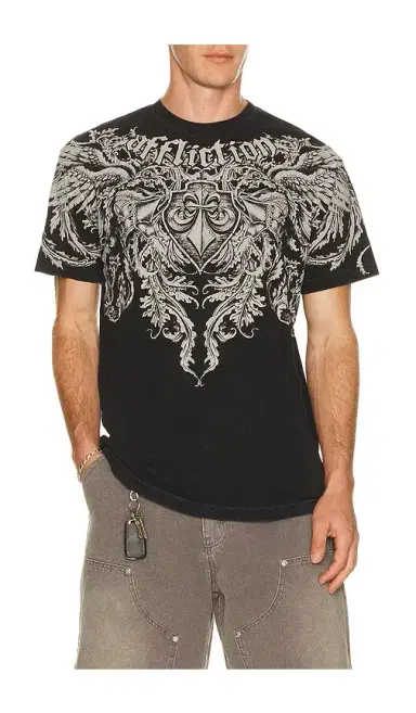 Affliction Flourish Short Sleeve Tee | Thumbnail 1 Affliction Flourish Short Sleeve Tee | Thumbnail 1
