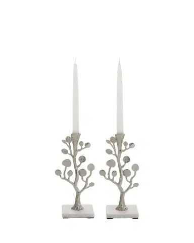 Michael Aram Botanical Leaf Candleholders, Set of 2 | Thumbnail 1 Michael Aram Botanical Leaf Candleholders, Set of 2 | Thumbnail 1