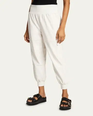 Cinq à Sept Giles High-Waist Faux Leather Jogger Pant | Thumbnail 3 Cinq à Sept Giles High-Waist Faux Leather Jogger Pant | Thumbnail 3