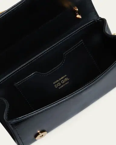 Dolce & Gabbana DG Girls Barocco Leather Shoulder Bag | Thumbnail 3 Dolce & Gabbana DG Girls Barocco Leather Shoulder Bag | Thumbnail 3