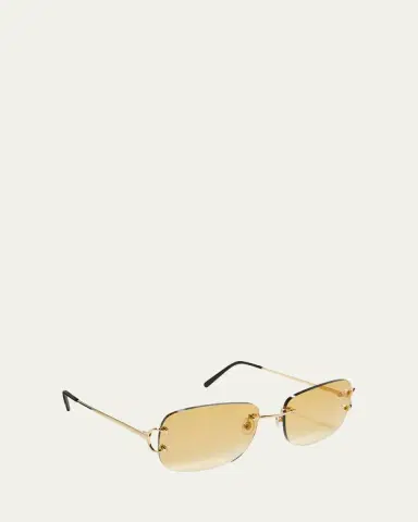 Cartier Men's Rimless Metal Sunglasses | Thumbnail 2 Cartier Men's Rimless Metal Sunglasses | Thumbnail 2