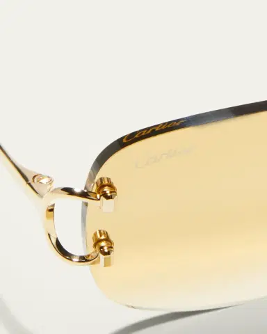 Cartier Men's Rimless Metal Sunglasses | Thumbnail 4 Cartier Men's Rimless Metal Sunglasses | Thumbnail 4