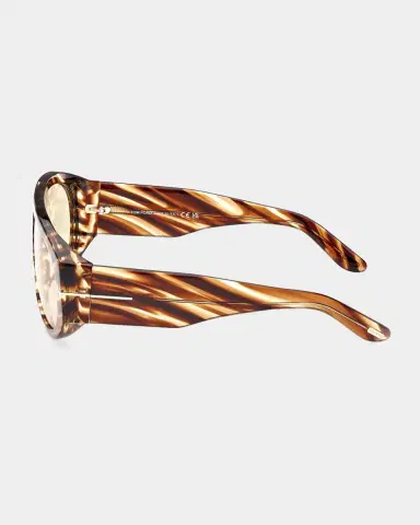 Tom Ford Patterned Round Acetate Sunglasses | Thumbnail 3 Tom Ford Patterned Round Acetate Sunglasses | Thumbnail 3