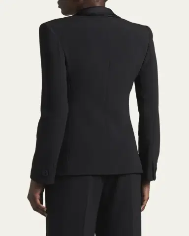 Giorgio Armani Single-Breasted Tuxedo Jacket | Thumbnail 3 Giorgio Armani Single-Breasted Tuxedo Jacket | Thumbnail 3