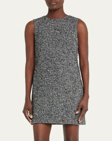 Dolce & Gabbana Tweed Sleeveless Mini Dress | Thumbnail 4 Dolce & Gabbana Tweed Sleeveless Mini Dress | Thumbnail 4