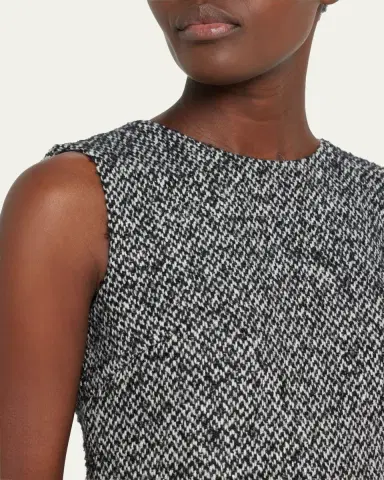 Dolce & Gabbana Tweed Sleeveless Mini Dress | Thumbnail 5 Dolce & Gabbana Tweed Sleeveless Mini Dress | Thumbnail 5