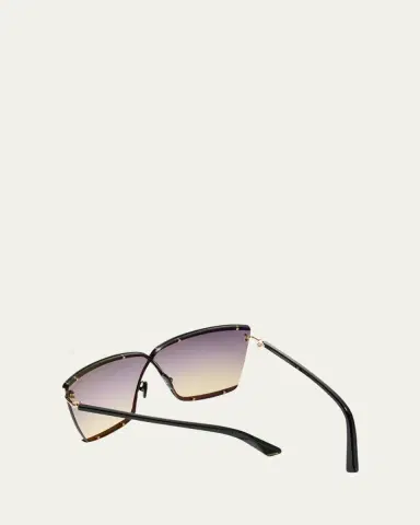 TOM FORD Elle 02 Acetate/Metal Butterfly Sunglasses | Thumbnail 3 TOM FORD Elle 02 Acetate/Metal Butterfly Sunglasses | Thumbnail 3