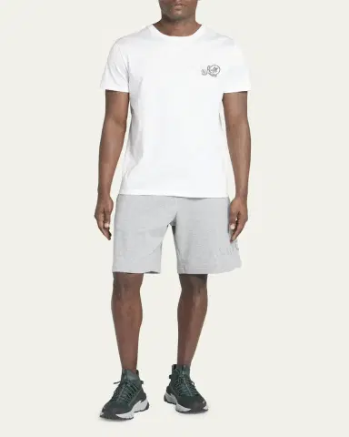Moncler Men's Double Logo Cotton Jersey T-Shirt | Thumbnail 2 Moncler Men's Double Logo Cotton Jersey T-Shirt | Thumbnail 2