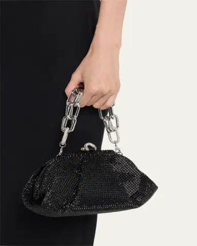 Judith Leiber Couture Gemma Pleated Crystal Clutch Bag | Thumbnail 2 Judith Leiber Couture Gemma Pleated Crystal Clutch Bag | Thumbnail 2