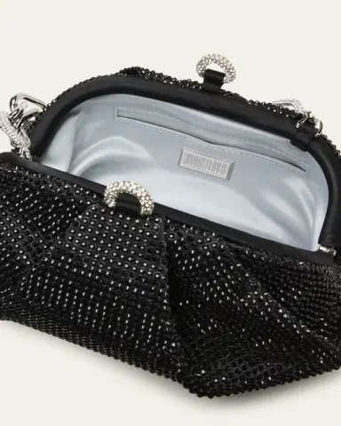 Judith Leiber Couture Gemma Pleated Crystal Clutch Bag | Thumbnail 4 Judith Leiber Couture Gemma Pleated Crystal Clutch Bag | Thumbnail 4