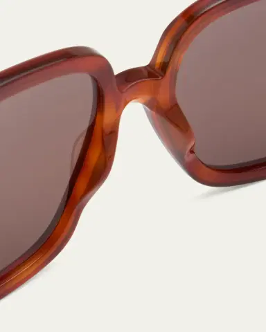 Gucci Oversized Square Havana Acetate Sunglasses | Thumbnail 5 Gucci Oversized Square Havana Acetate Sunglasses | Thumbnail 5