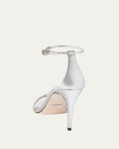 Gucci Ilse Metallic Leather Sandals | Thumbnail 2 Gucci Ilse Metallic Leather Sandals | Thumbnail 2