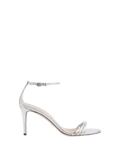 Gucci Ilse Metallic Leather Sandals | Thumbnail 1 Gucci Ilse Metallic Leather Sandals | Thumbnail 1