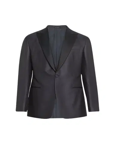 Giorgio Armani Men's Textured Dinner Jacket | Thumbnail 1 Giorgio Armani Men's Textured Dinner Jacket | Thumbnail 1