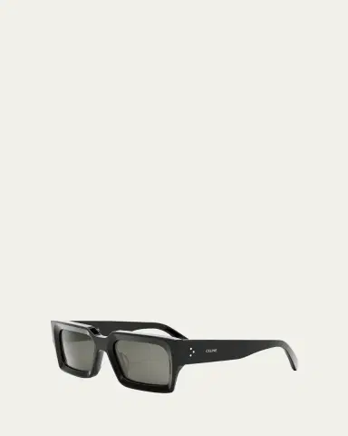Celine Men's 3-Dot Acetate Rectangle Sunglasses | Thumbnail 2 Celine Men's 3-Dot Acetate Rectangle Sunglasses | Thumbnail 2