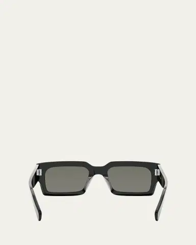 Celine Men's 3-Dot Acetate Rectangle Sunglasses | Thumbnail 5 Celine Men's 3-Dot Acetate Rectangle Sunglasses | Thumbnail 5