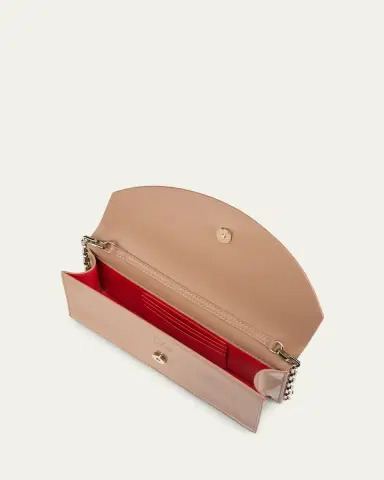 Christian Louboutin Loubi54 Flap Patent Leather Clutch Bag | Thumbnail 4 Christian Louboutin Loubi54 Flap Patent Leather Clutch Bag | Thumbnail 4