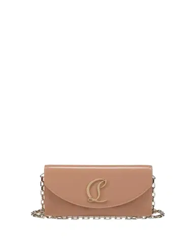 Christian Louboutin Loubi54 Flap Patent Leather Clutch Bag | Thumbnail 1 Christian Louboutin Loubi54 Flap Patent Leather Clutch Bag | Thumbnail 1