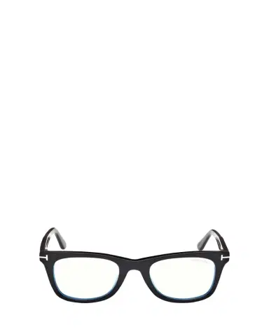 TOM FORD Blue Blocking Acetate Square Glasses With Clip-On Sun Lenses | Thumbnail 1 TOM FORD Blue Blocking Acetate Square Glasses With Clip-On Sun Lenses | Thumbnail 1