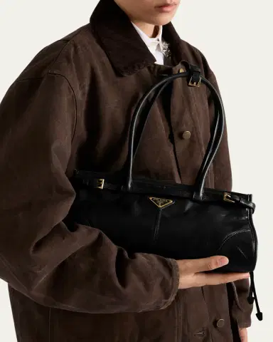 Prada Bonnie Medium Leather Shoulder Bag | Thumbnail 2 Prada Bonnie Medium Leather Shoulder Bag | Thumbnail 2