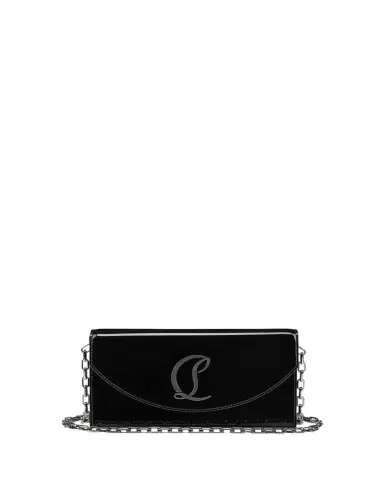 Christian Louboutin Loubi54 Flap Patent Leather Clutch Bag | Thumbnail 1 Christian Louboutin Loubi54 Flap Patent Leather Clutch Bag | Thumbnail 1
