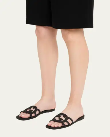 Gucci Palma GG Rubber Flat Slide Sandals | Thumbnail 2 Gucci Palma GG Rubber Flat Slide Sandals | Thumbnail 2