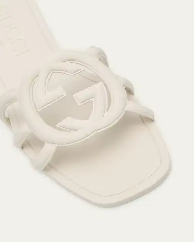 Gucci Palma GG Rubber Flat Slide Sandals | Thumbnail 7 Gucci Palma GG Rubber Flat Slide Sandals | Thumbnail 7