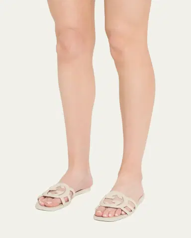 Gucci Palma GG Rubber Flat Slide Sandals | Thumbnail 2 Gucci Palma GG Rubber Flat Slide Sandals | Thumbnail 2