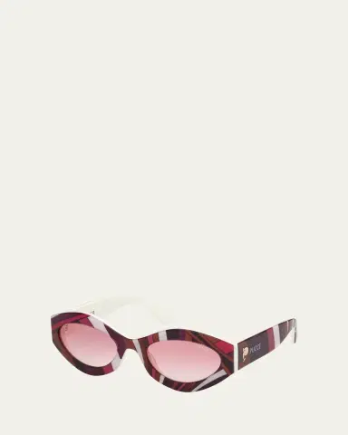 Pucci Cat-Eye Acetate Sunglasses | Thumbnail 2 Pucci Cat-Eye Acetate Sunglasses | Thumbnail 2