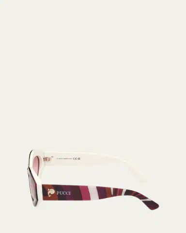 Pucci Cat-Eye Acetate Sunglasses | Thumbnail 3 Pucci Cat-Eye Acetate Sunglasses | Thumbnail 3
