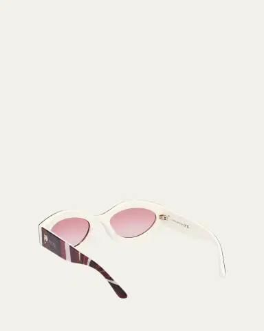 Pucci Cat-Eye Acetate Sunglasses | Thumbnail 4 Pucci Cat-Eye Acetate Sunglasses | Thumbnail 4