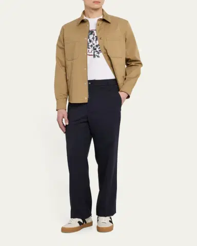 Moncler Men's Tailored Gabardine Pants | Thumbnail 2 Moncler Men's Tailored Gabardine Pants | Thumbnail 2