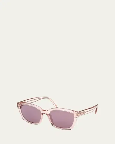 Tom Ford Haylay Acetate Rectangle Sunglasses | Thumbnail 2 Tom Ford Haylay Acetate Rectangle Sunglasses | Thumbnail 2