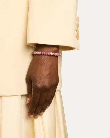 Sydney Evan Pink Sapphire Rondelle Bead Bracelet | Thumbnail 2 Sydney Evan Pink Sapphire Rondelle Bead Bracelet | Thumbnail 2
