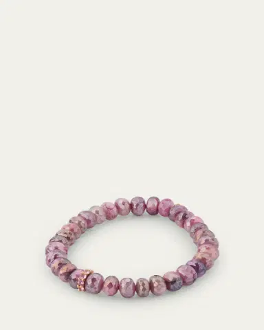 Sydney Evan Pink Sapphire Rondelle Bead Bracelet | Thumbnail 4 Sydney Evan Pink Sapphire Rondelle Bead Bracelet | Thumbnail 4
