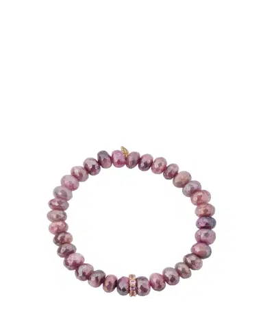 Sydney Evan Pink Sapphire Rondelle Bead Bracelet | Thumbnail 1 Sydney Evan Pink Sapphire Rondelle Bead Bracelet | Thumbnail 1