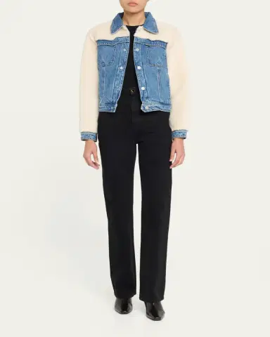 MOTHER The Backbend Combo Denim Jacket | Thumbnail 2 MOTHER The Backbend Combo Denim Jacket | Thumbnail 2