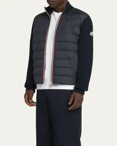 Moncler Men's Down Knit Jacket | Thumbnail 4 Moncler Men's Down Knit Jacket | Thumbnail 4