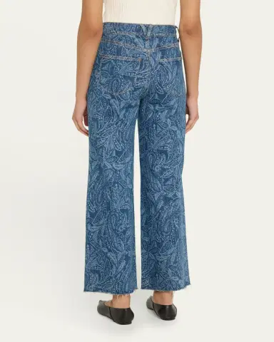 Veronica Beard Taylor High-Rise Wide-Leg Jeans | Thumbnail 3 Veronica Beard Taylor High-Rise Wide-Leg Jeans | Thumbnail 3