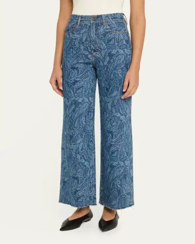 Veronica Beard Taylor High-Rise Wide-Leg Jeans | Thumbnail 4 Veronica Beard Taylor High-Rise Wide-Leg Jeans | Thumbnail 4