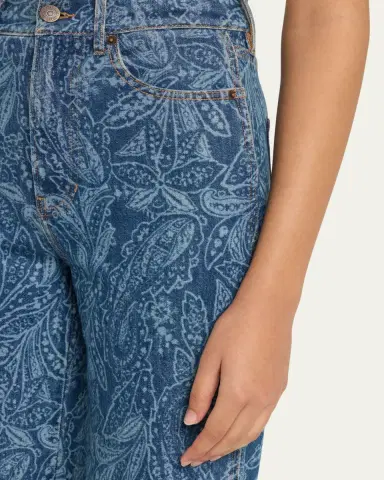 Veronica Beard Taylor High-Rise Wide-Leg Jeans | Thumbnail 5 Veronica Beard Taylor High-Rise Wide-Leg Jeans | Thumbnail 5