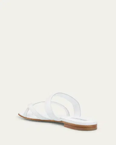 Manolo Blahnik Susa Flat Leather Sandals | Thumbnail 2 Manolo Blahnik Susa Flat Leather Sandals | Thumbnail 2