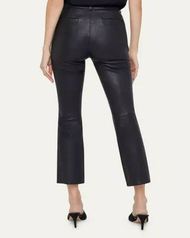 L'Agence Ketra Baby Bootcut Leather Trousers | Thumbnail 3 L'Agence Ketra Baby Bootcut Leather Trousers | Thumbnail 3